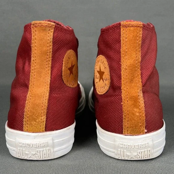 Converse Chuck Taylor All Star High Top Sneakers Maroon Red Men‎ 8 Women 10 - Picture 5 of 10